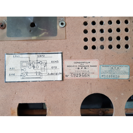 Radio Philips 60A Harmonies– 1941- VINTAGE-RARE !!