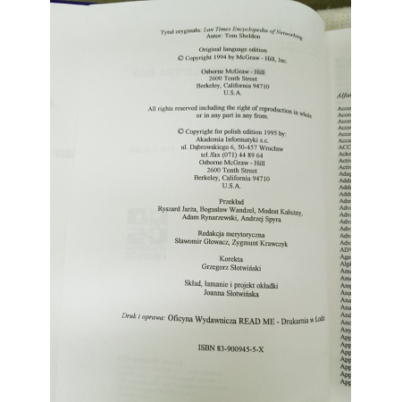 Wielka Ecyklopedia Sieci Komputerowych - T.Sheldon