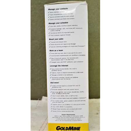 CRM – Goldmine 4.0_ World No.1_Licencje