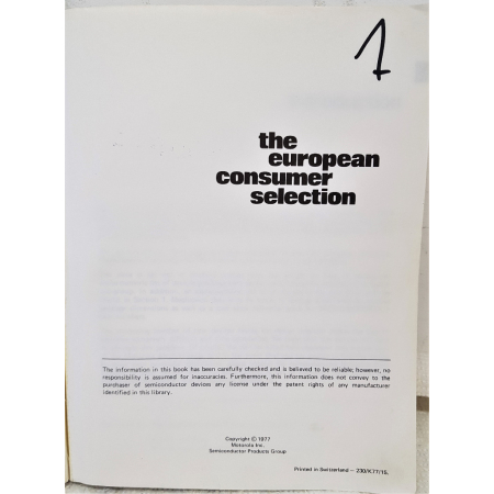Motorola Semic. “The European Consumer Selection