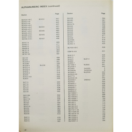 Motorola Semiconductors Catalog „POWER” – Unique
