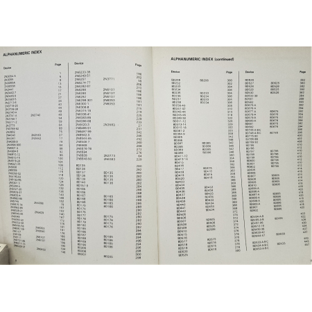 Motorola Semiconductors Catalog „POWER” – Unique