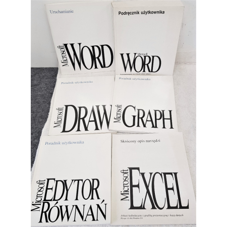 MS Office - Works_zestaw 6 podręczników - UNIKAT !